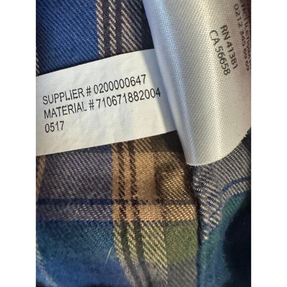 Polo Ralph Lauren Christmas Classic Tartan Plaid Shirt – Size L – 100% Cotton - Picture 7 of 7